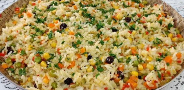 Arroz à grega especial da Lu