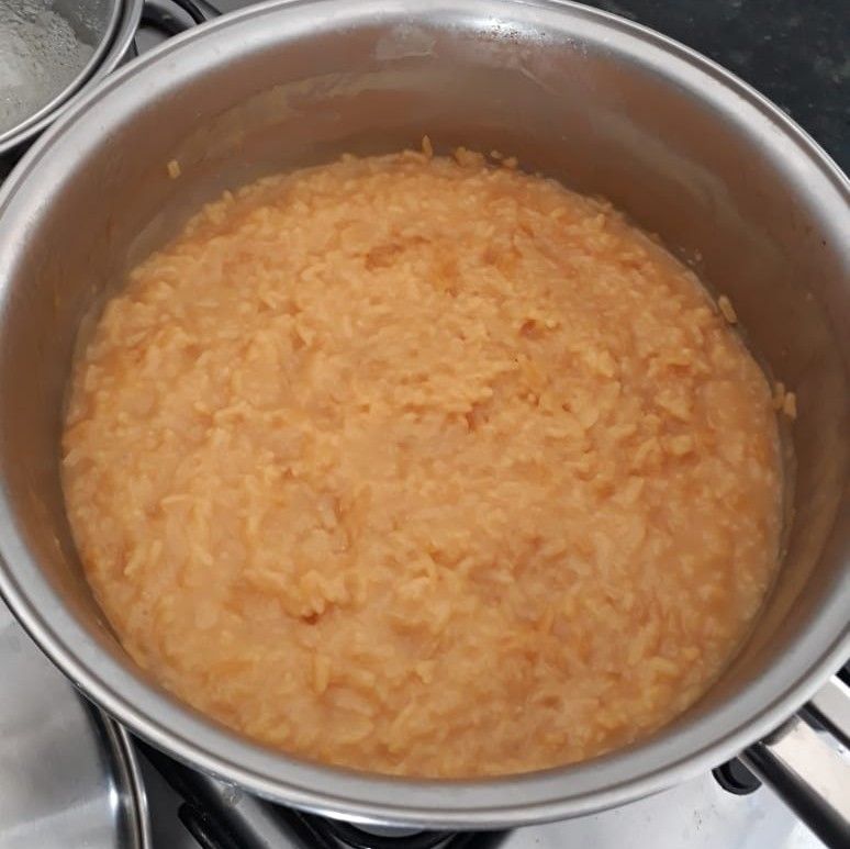 Arroz doce com leite de coco