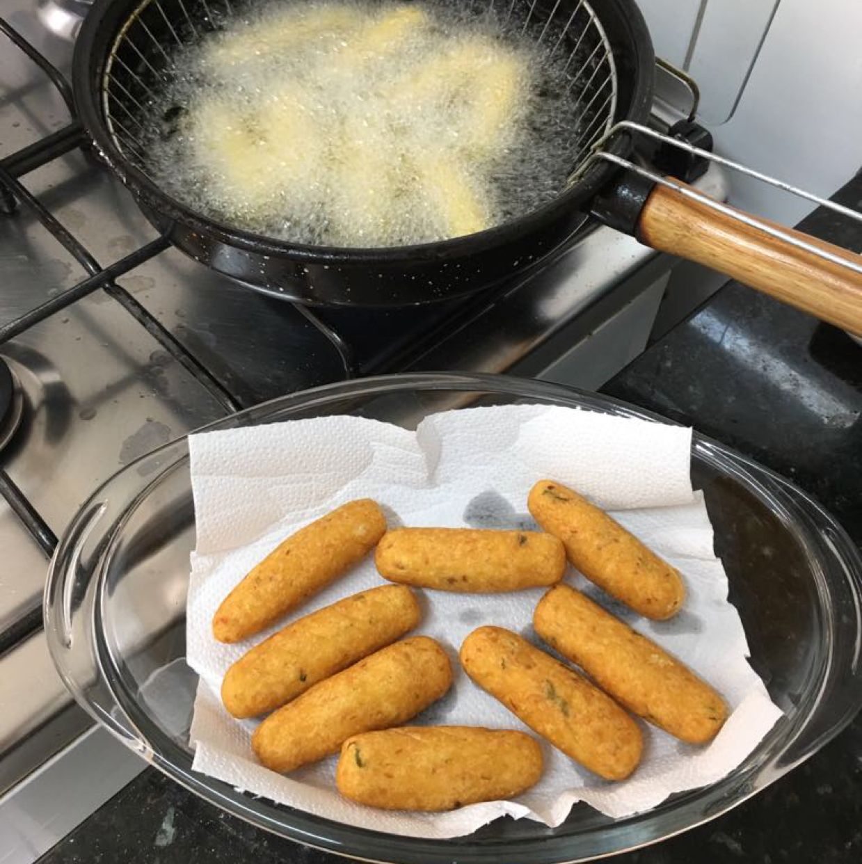 Bolinho de bacalhau do vô lezeu