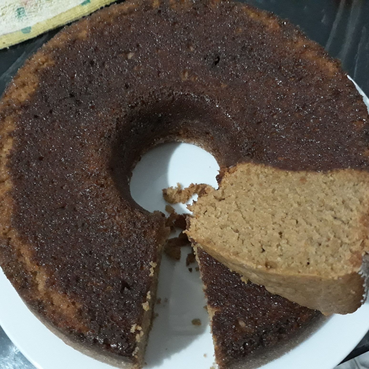 Bolo de banana fácil liquidificador