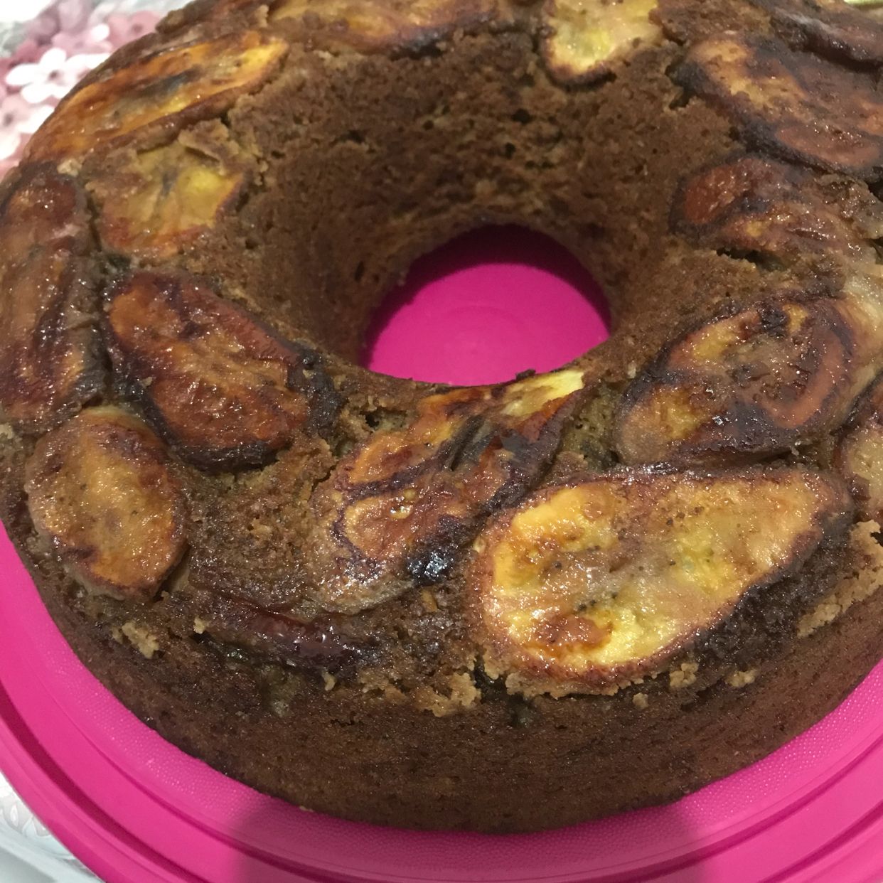 Bolo de banana integral