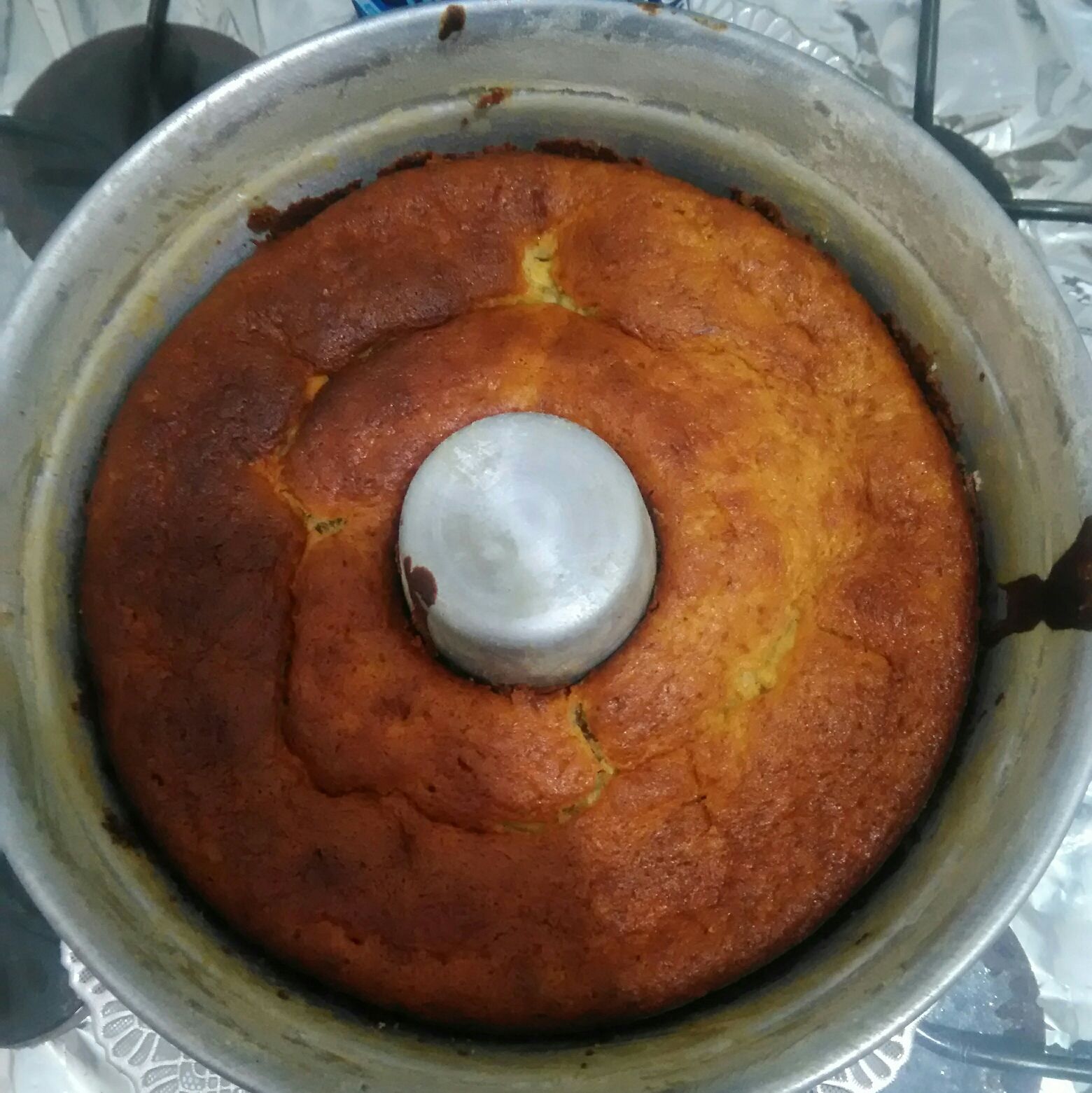 Bolo de banana simples