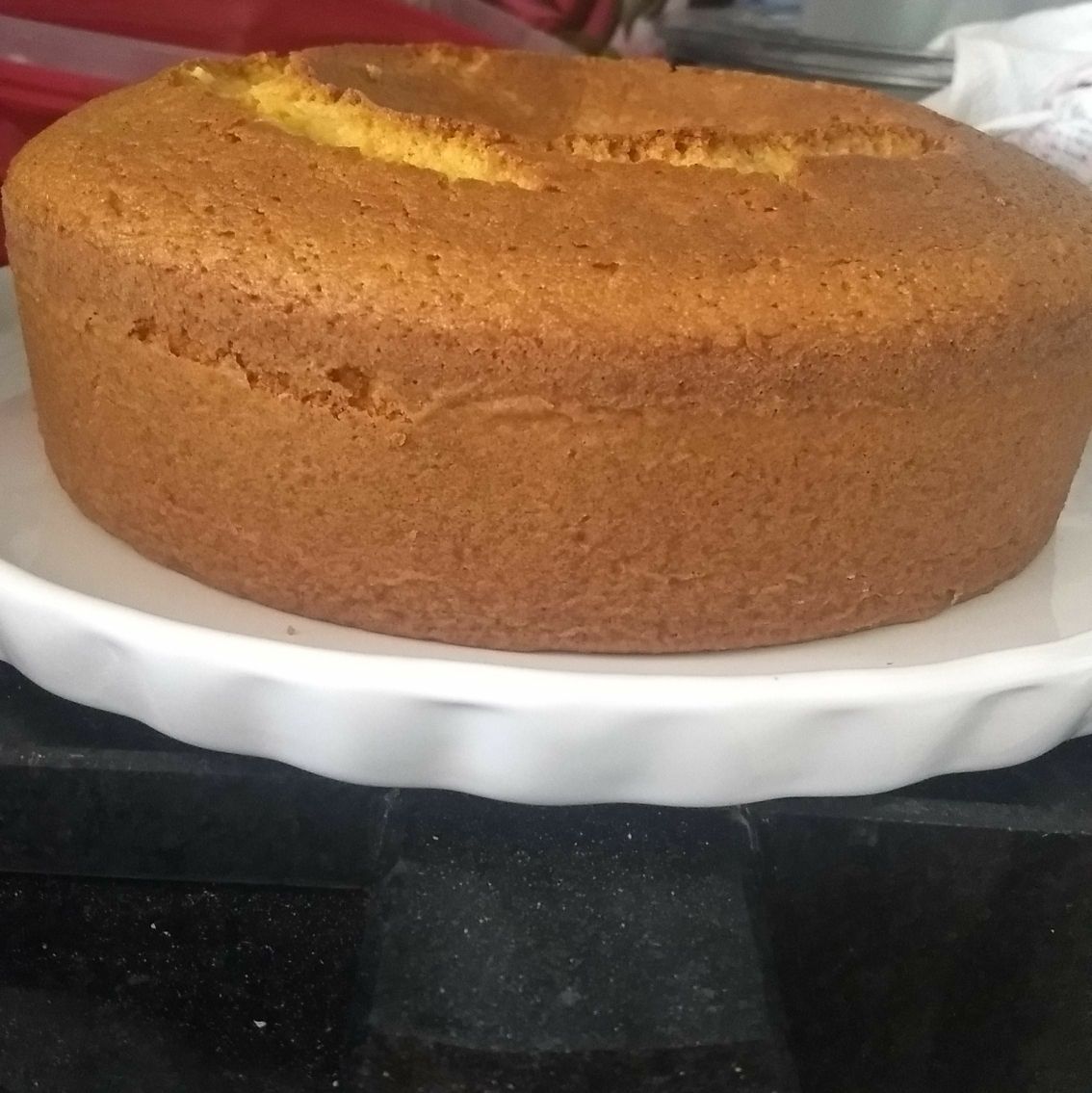 Bolo de fubá com iogurte natural