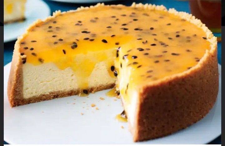 Cheesecake de mousse de maracujá