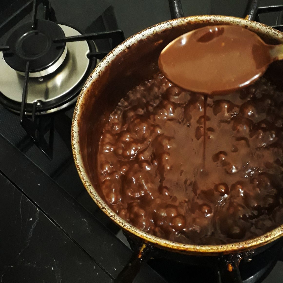 Chocolate quente de panela