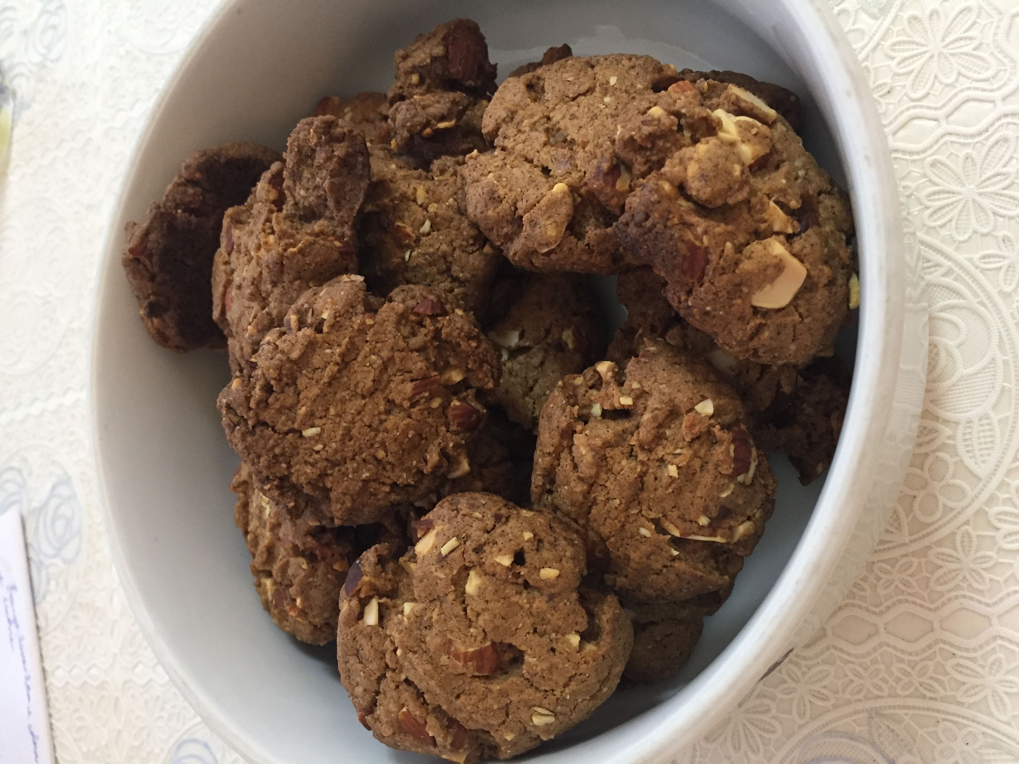 Cookies com castanhas do pará