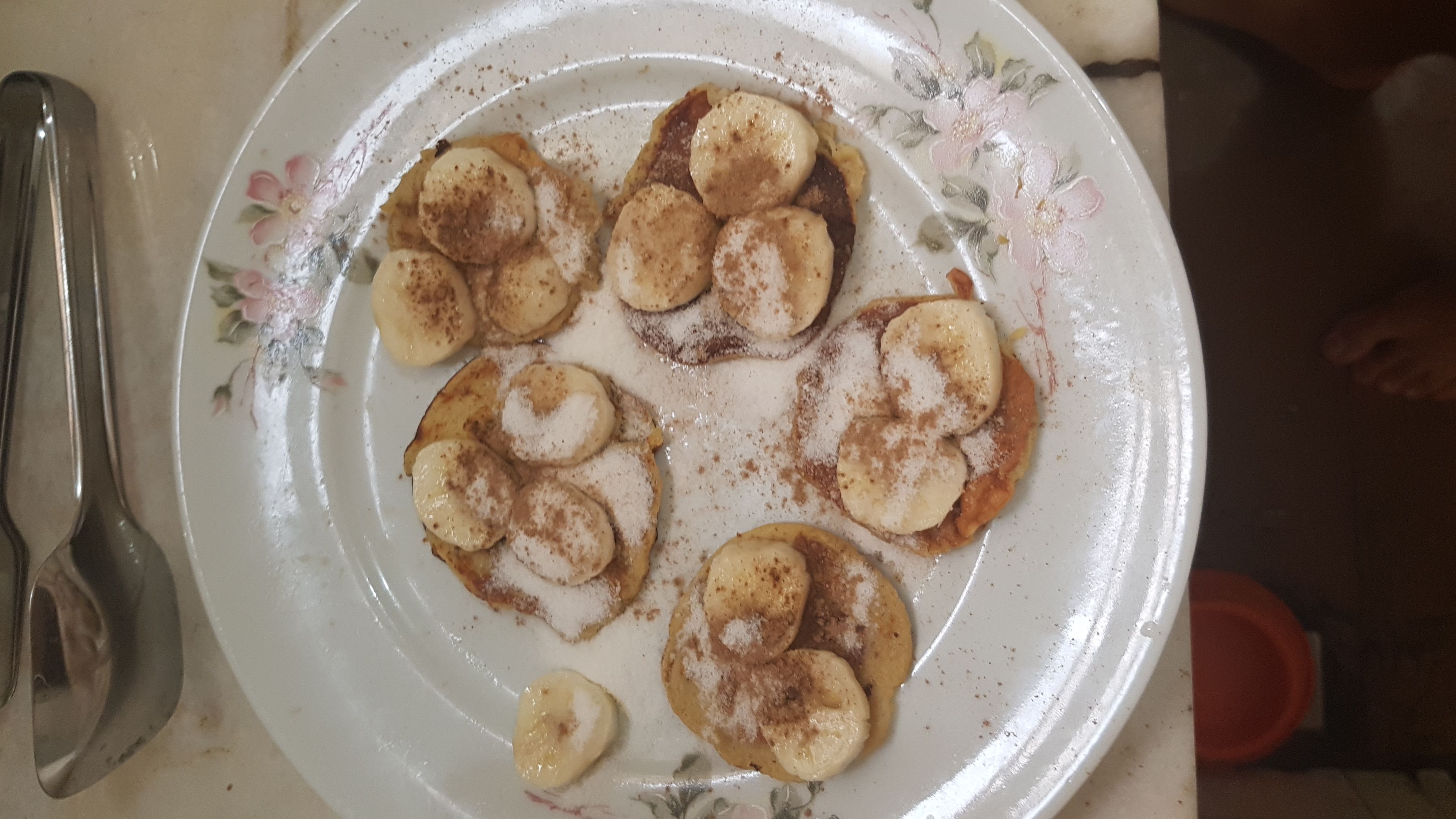 Mini panqueca de banana