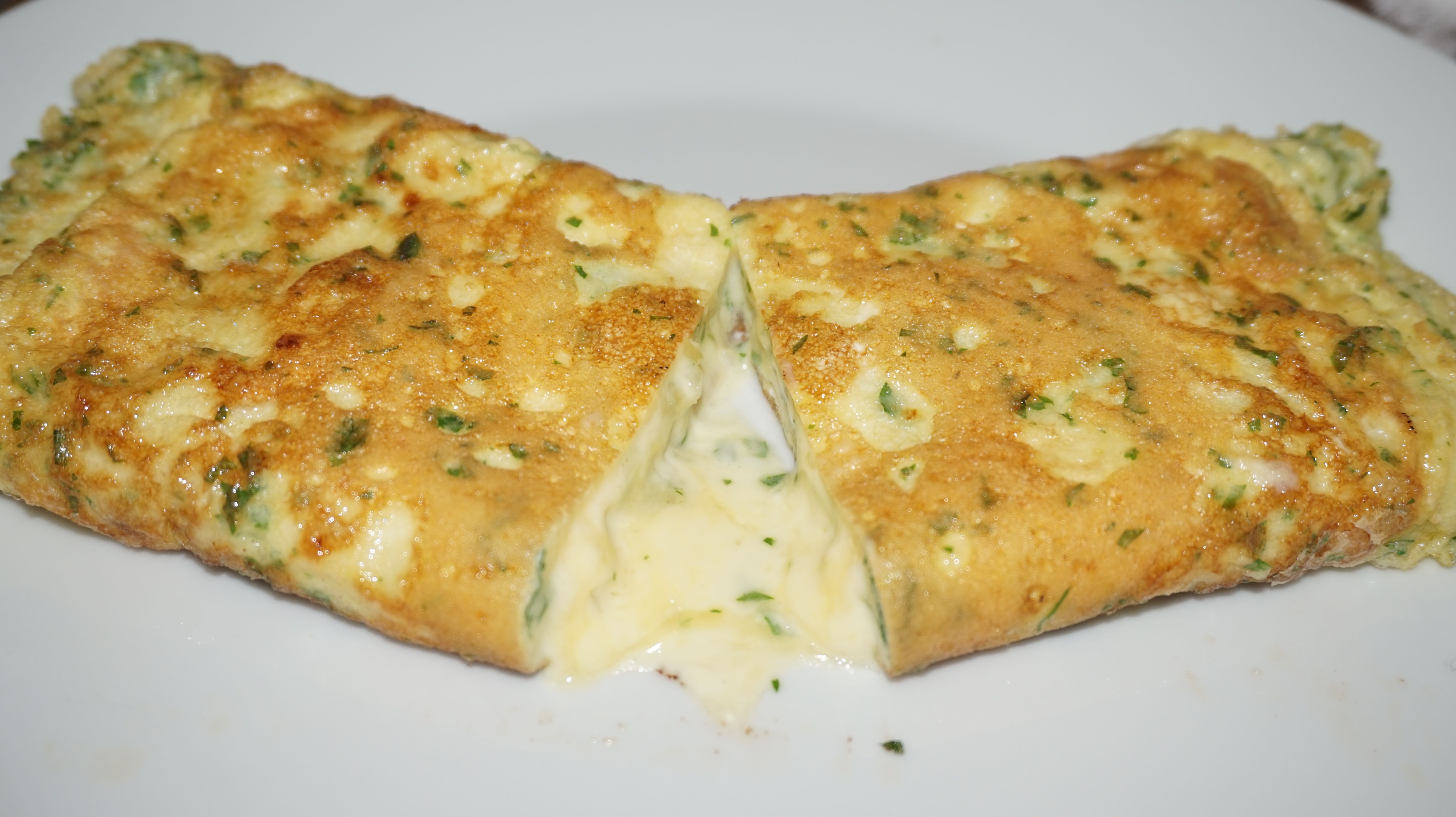 Omelete de cream cheese