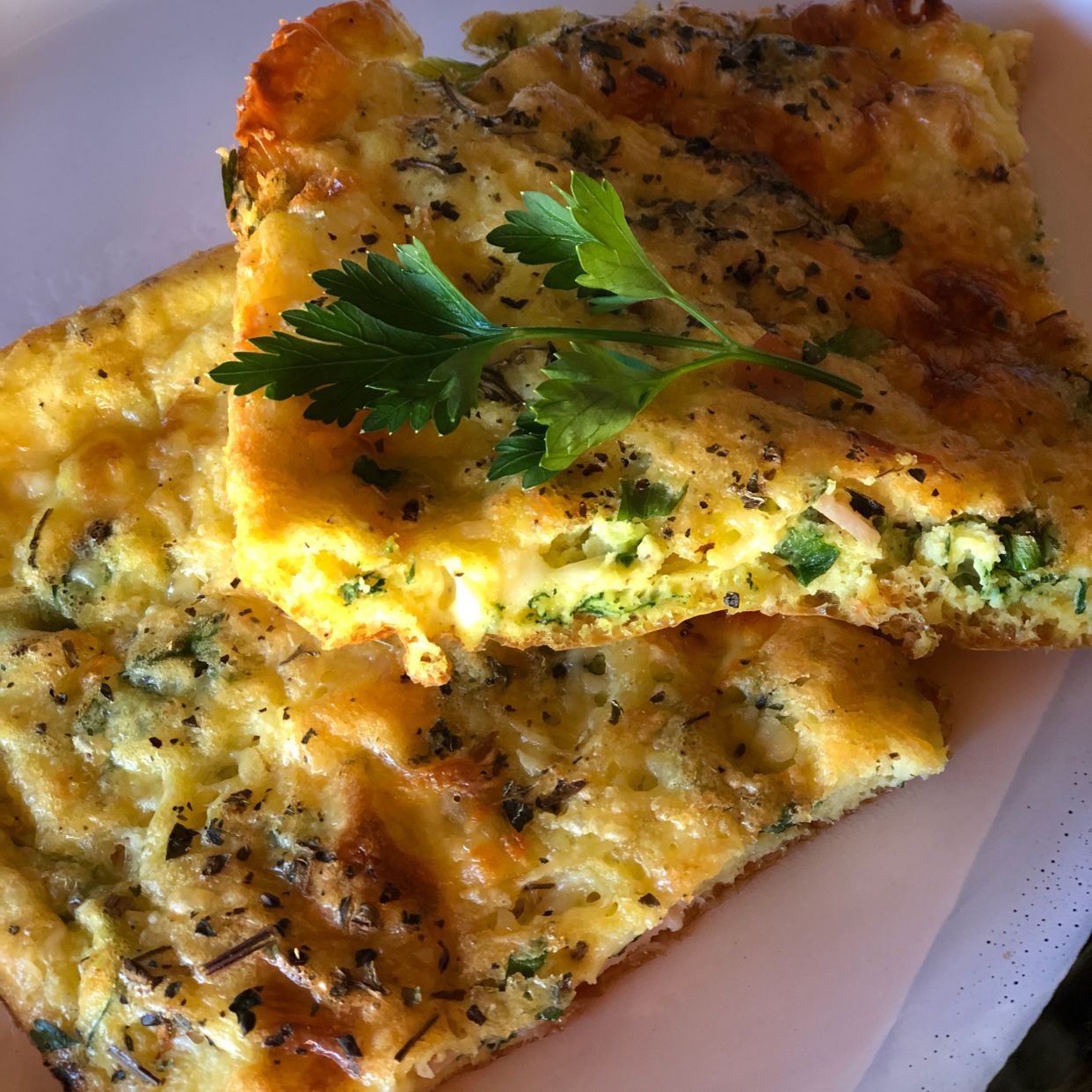 Omelete de forno fácil e gostoso