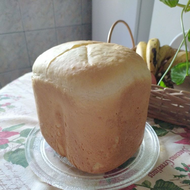 Pão de leite na máquina de pão supergostoso