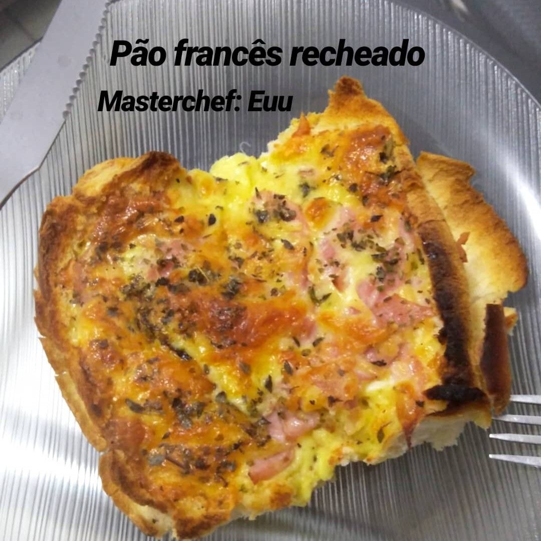 Pão francês recheado