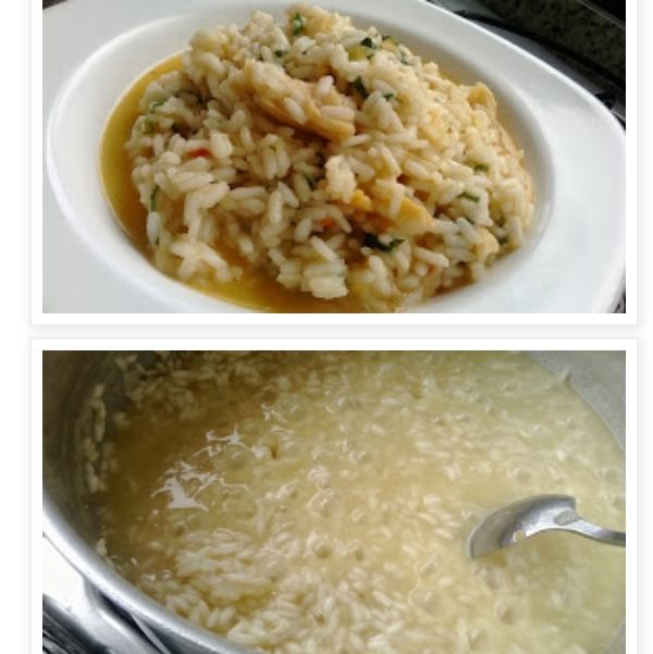 Risoto de pirarucu