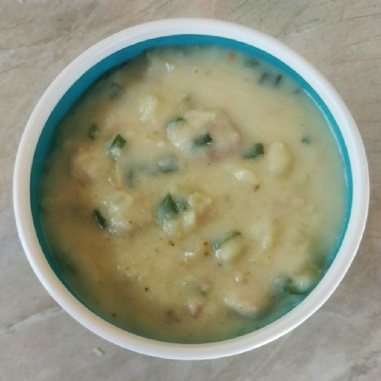 Sopa cremosa de batata