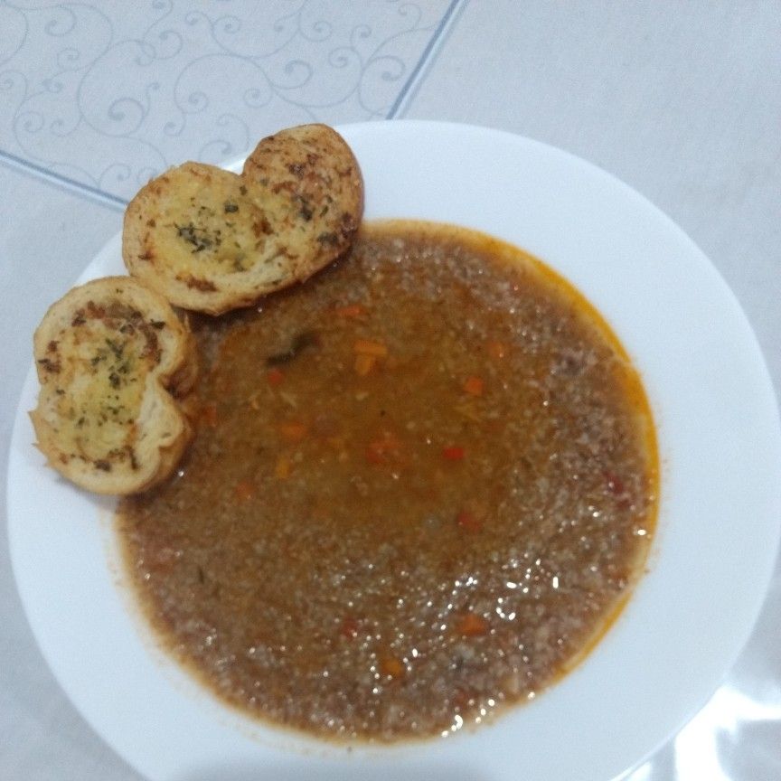 Sopa de trigo de quibe