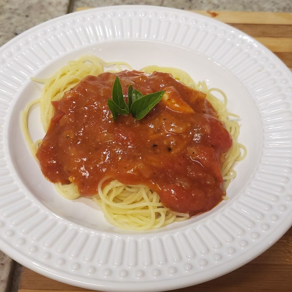Spaghetti ao molho Pomodoro