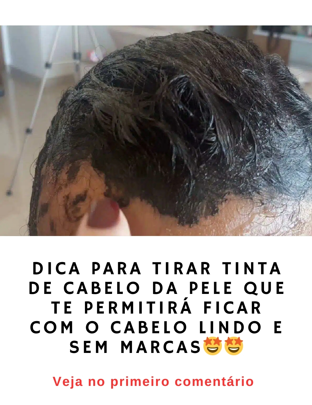 Dica para tirar tinta de cabelo da pele de um jeito bem fácil e rápido… Ver mais