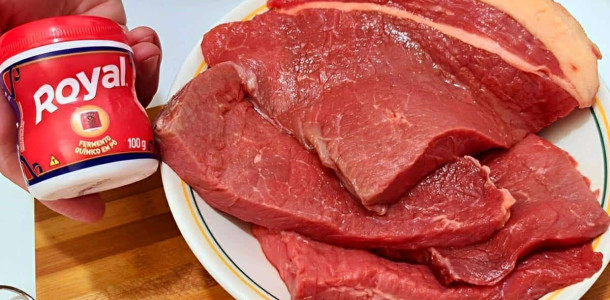 Aprenda esse truque para amaciar carne e você nunca mais comerá carne dura ….