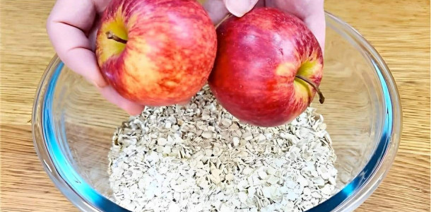 Troque o pãozinho francês por esse prato fit de aveia com maçã e verá os ponteiros da balança despencarem
