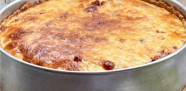 Massa com 2 ingredientes para torta salgada que é mais perfeita de todas