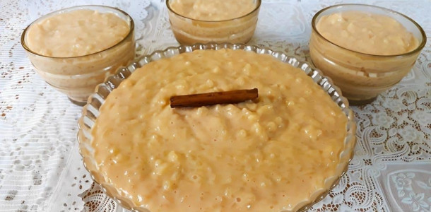 Arroz doce moreninho delicioso caramelizado a sobremesa perfeita para dias frios!!